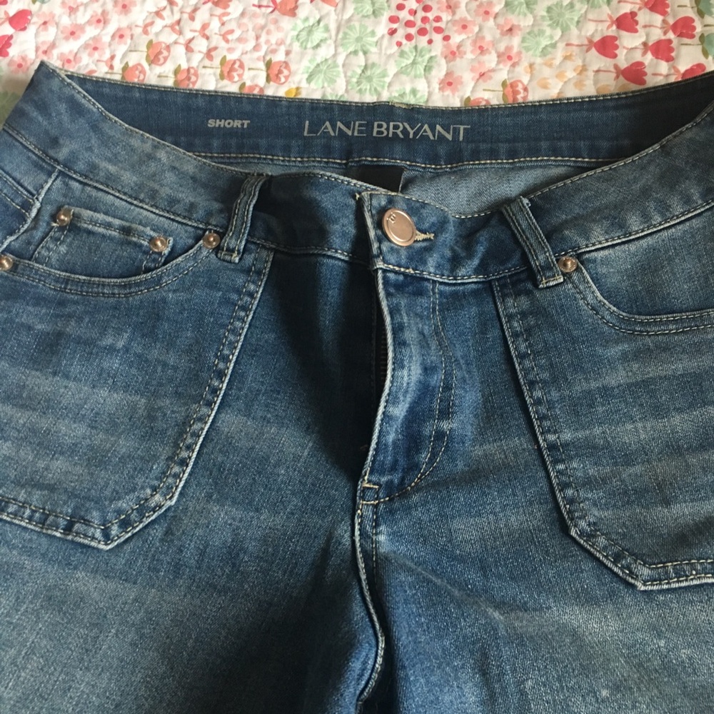 Lane Bryant denim shorts